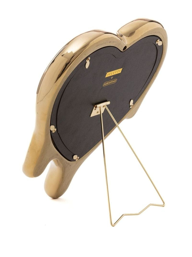 Gold-tone Melted Heart Photo Frame