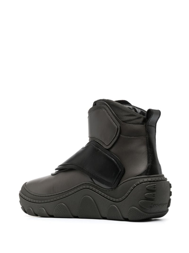 Green Tonkin Leather Ankle Boots