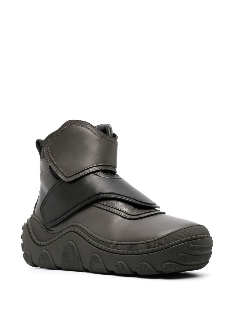 Green Tonkin Leather Ankle Boots