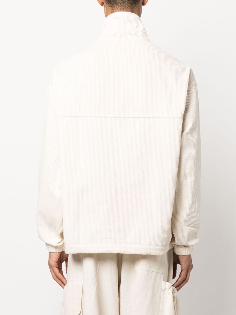 White Polite Corduroy Pullover