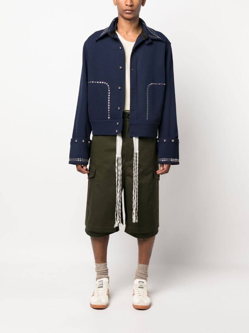 Khaki Xalam Cargo Shorts