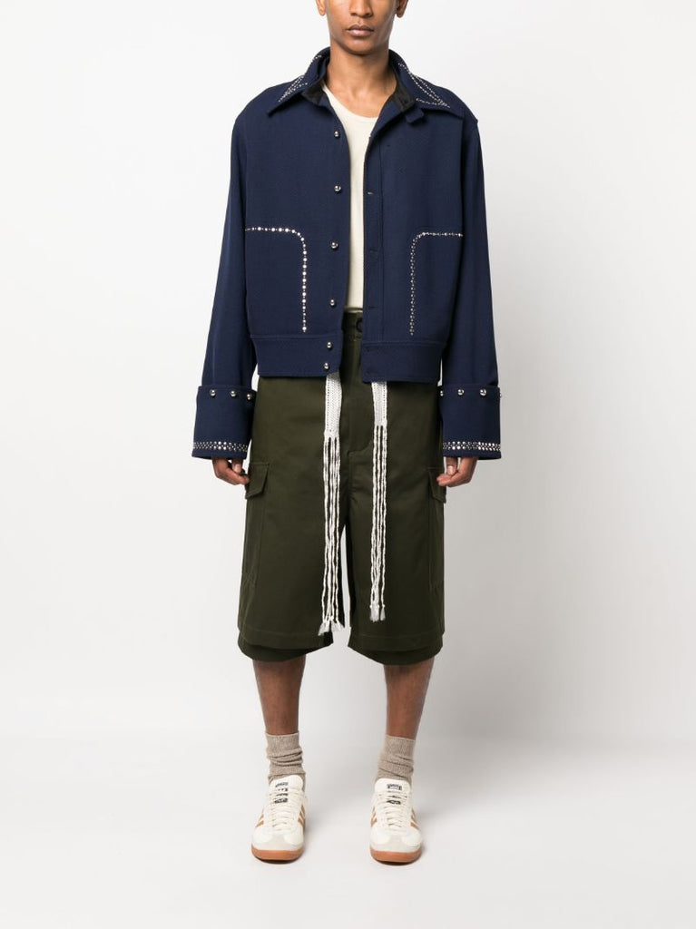 Khaki Xalam Cargo Shorts