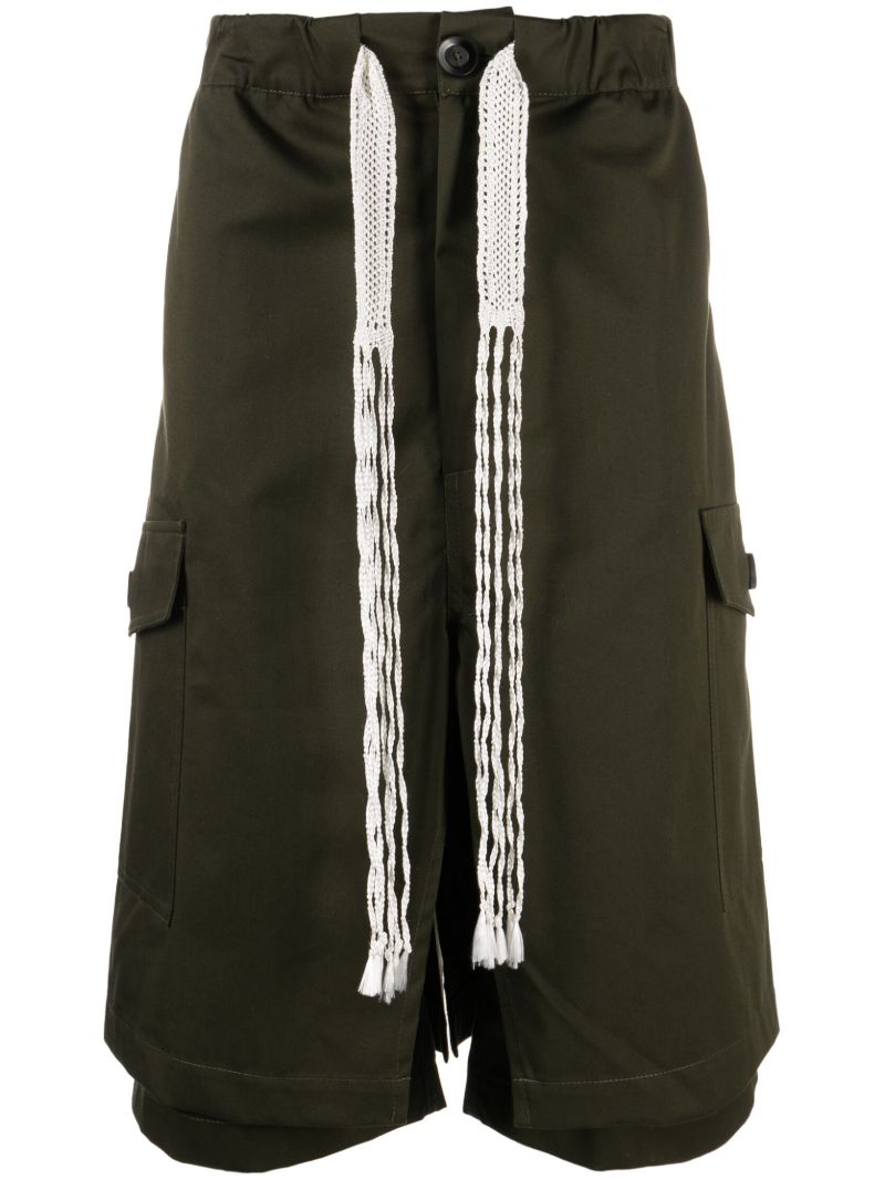 Khaki Xalam Cargo Shorts