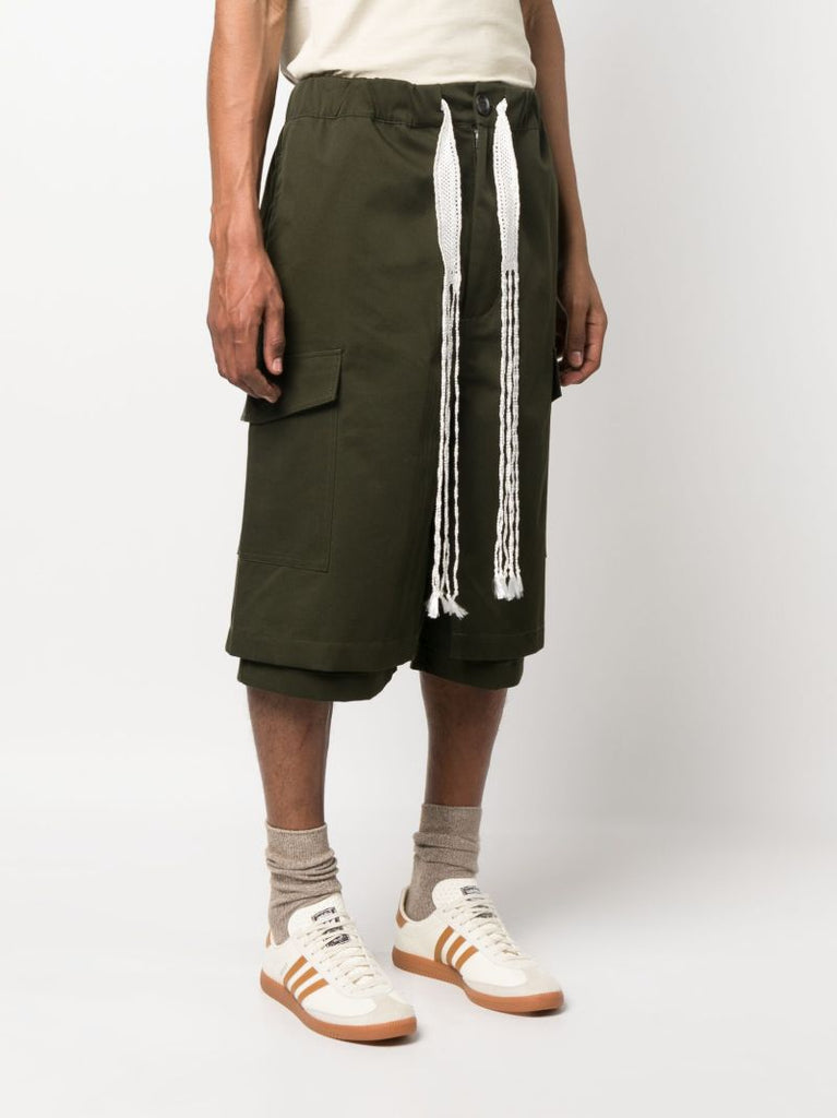 Khaki Xalam Cargo Shorts