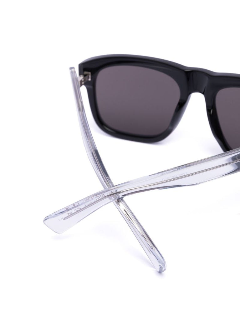 Black 558 Classic Crystal Square Sunglasses