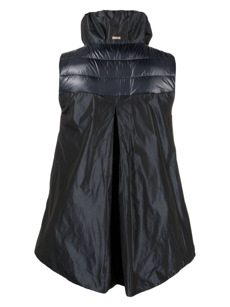 Navy Quilted Nylon Gilet