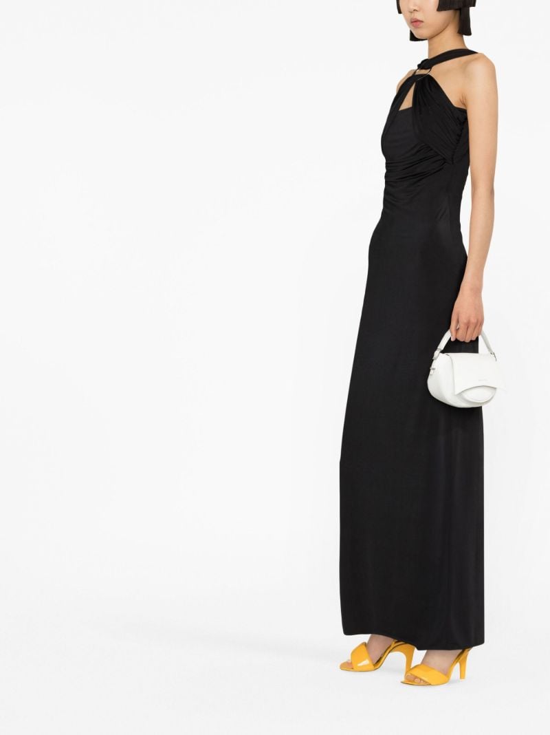 Black Halterneck Maxi Dress