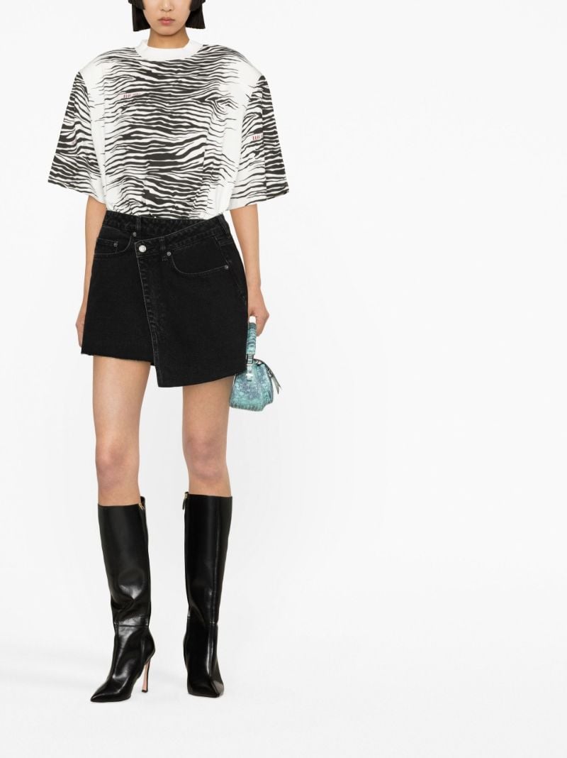 White Zebra Print T-shirt