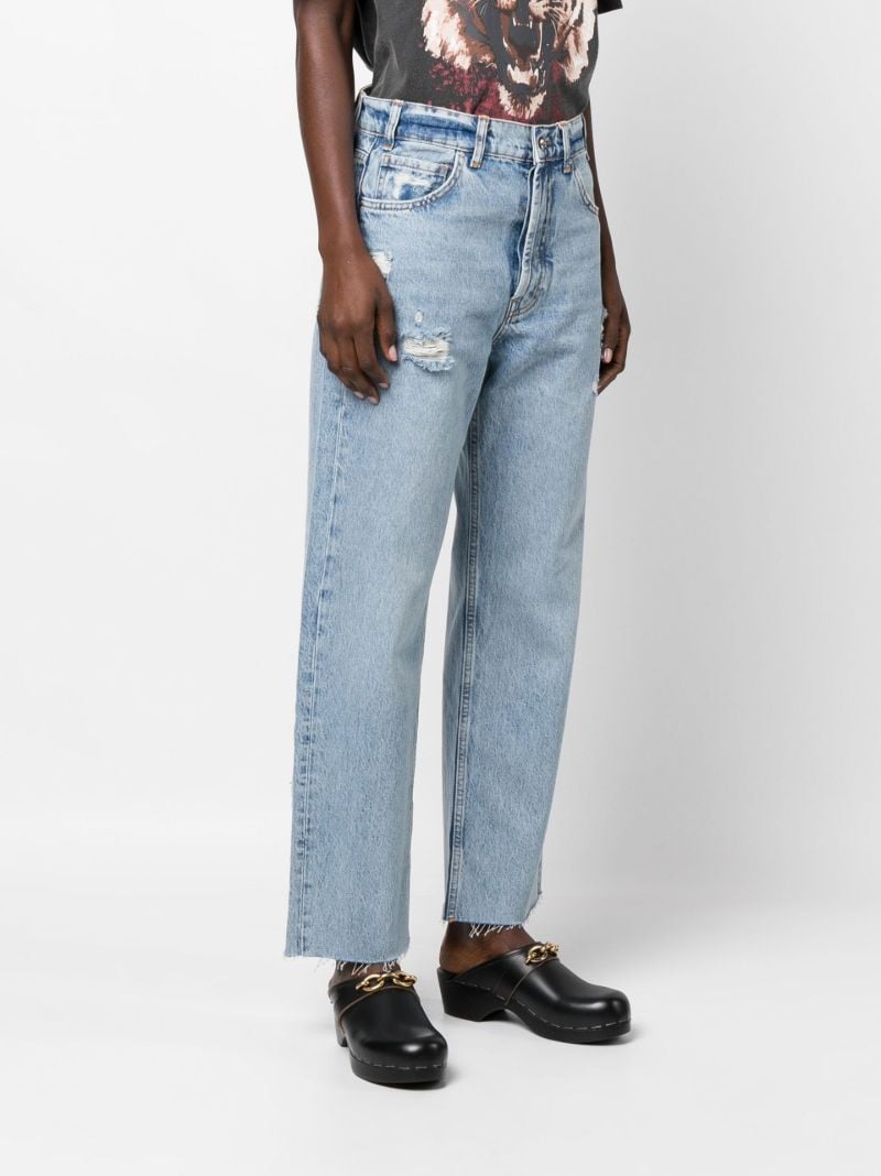 Blue Gavin Distressed Boyfriend Jeans