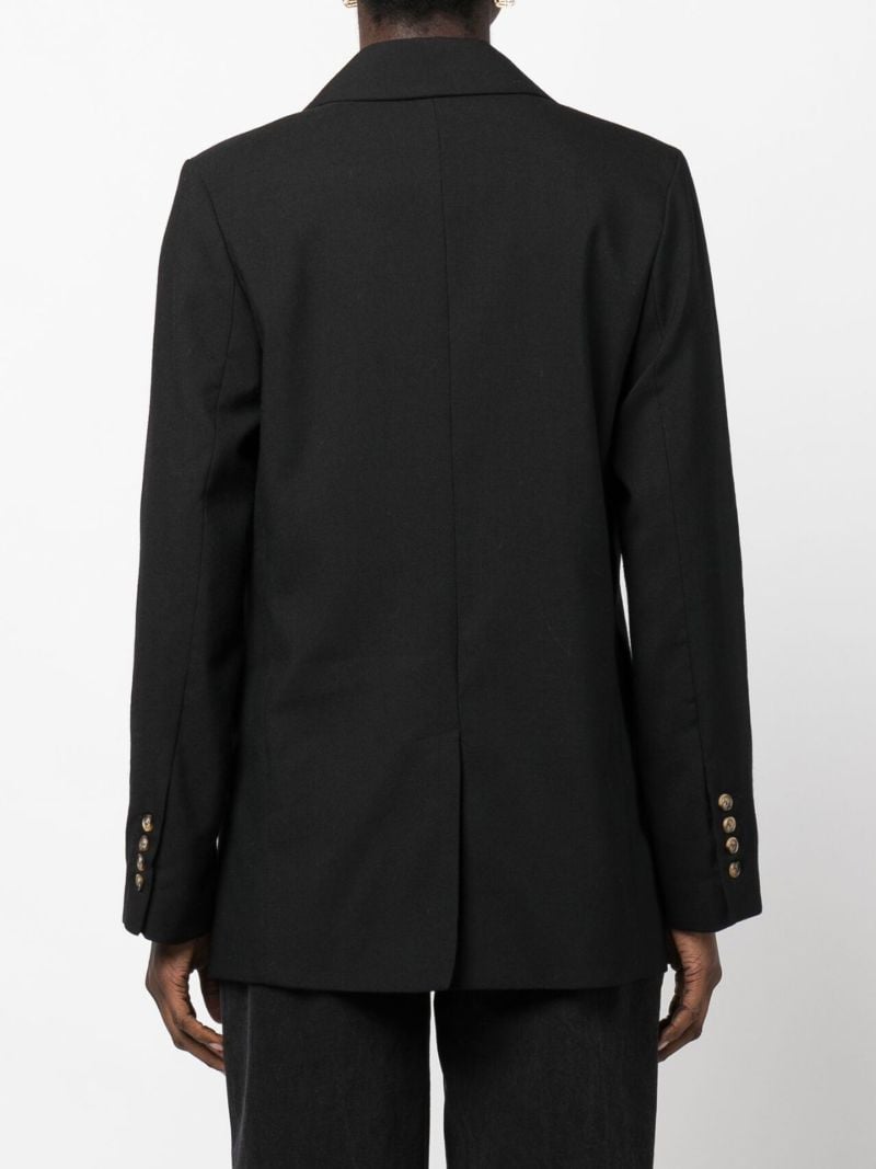 Black Kaia Double-breasted Blazer