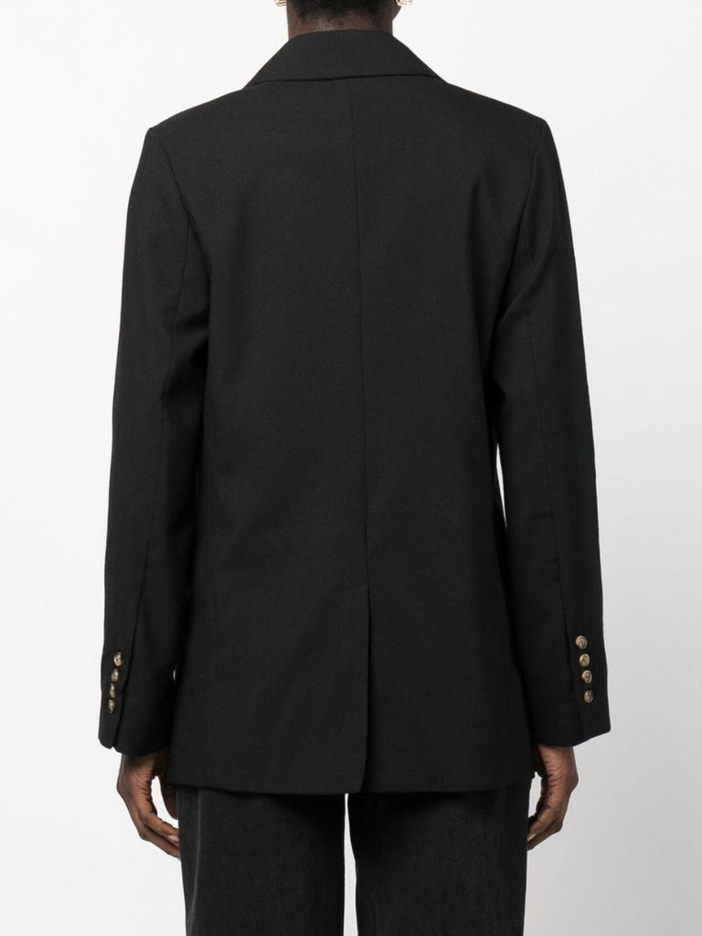 Black Kaia Double-breasted Blazer