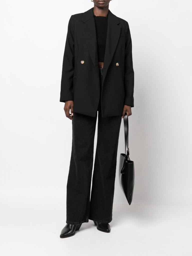 Black Kaia Double-breasted Blazer