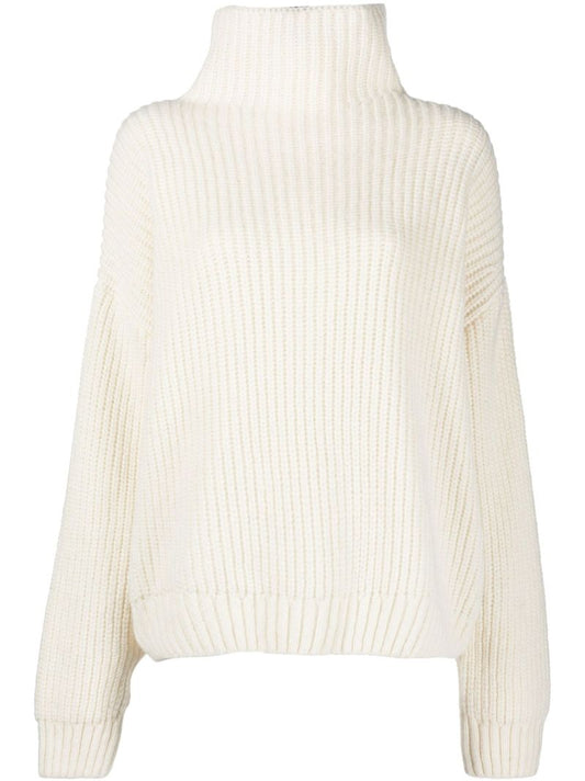 Neutral Sydney Ribbed Sweater