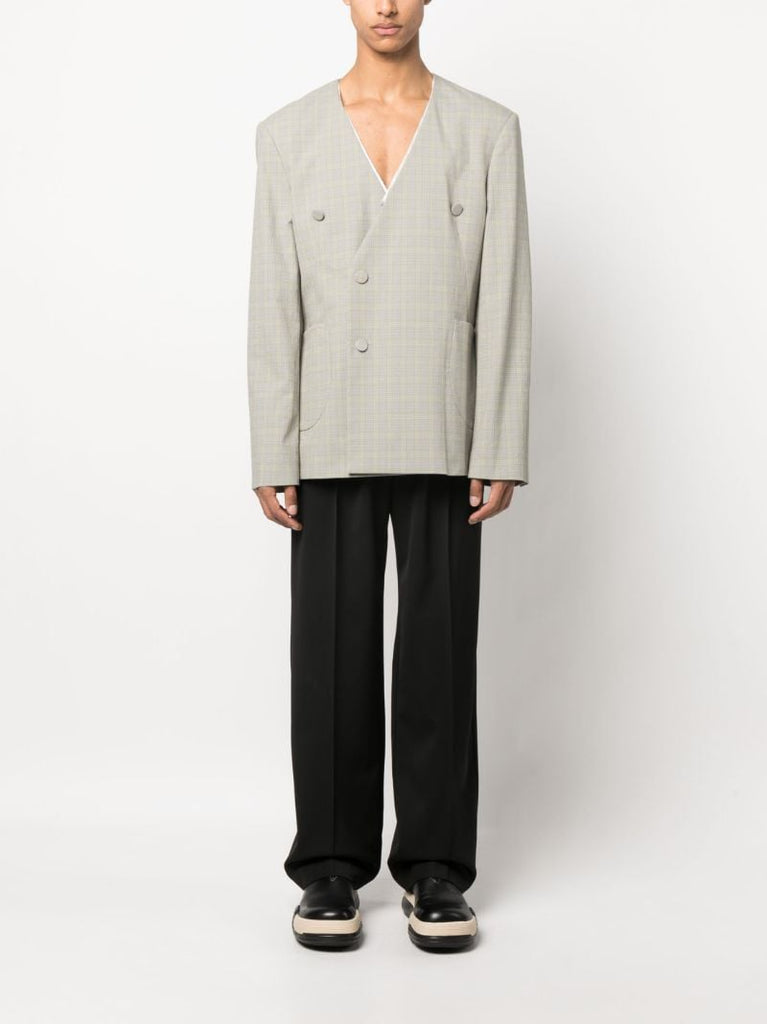 Black Kreuk Straight-leg Trousers