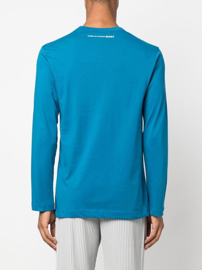 Blue Long-sleeved T-shirt