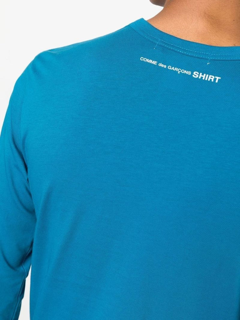 Blue Long-sleeved T-shirt