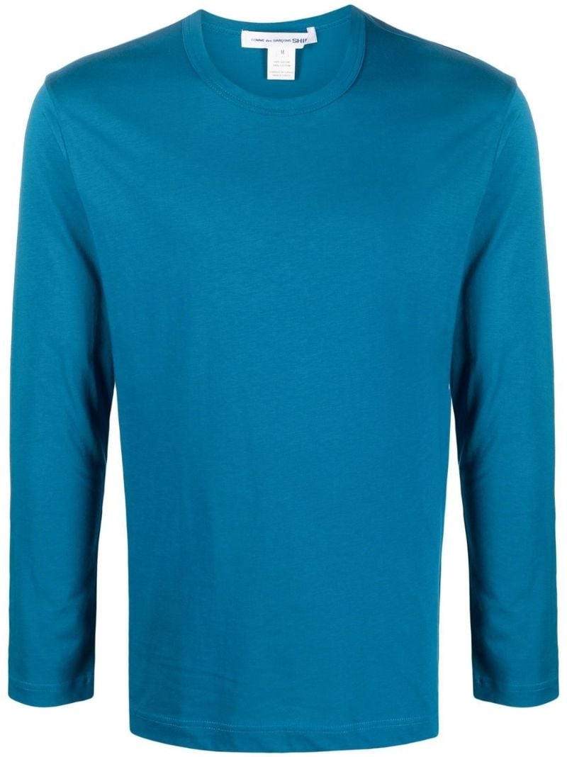 Blue Long-sleeved T-shirt