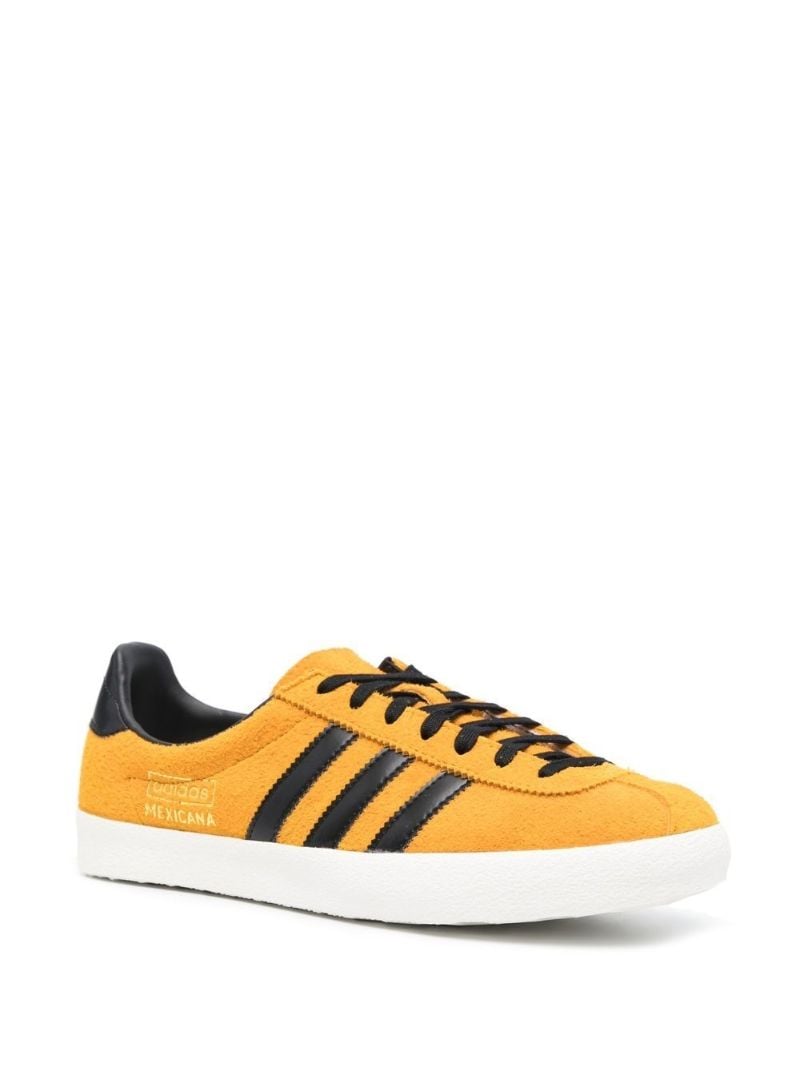 Yellow Mexicana Lace-up Low-top Suede Sneakers