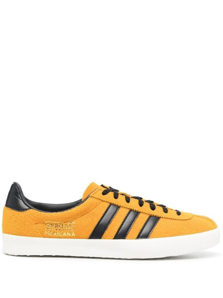 Yellow Mexicana Lace-up Low-top Suede Sneakers