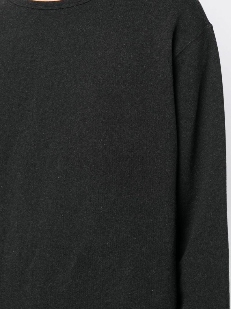 Black Jersey Knit Sweater