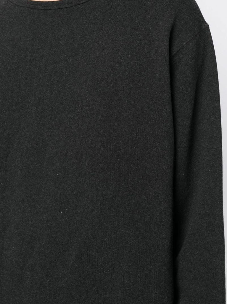 Black Jersey Knit Sweater