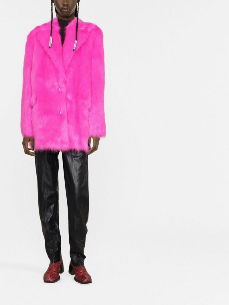 Pink Carter Faux Fur Blazer