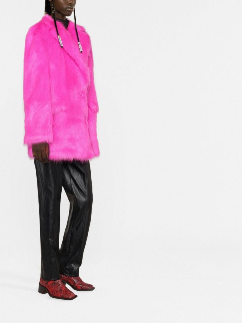 Pink Carter Faux Fur Blazer