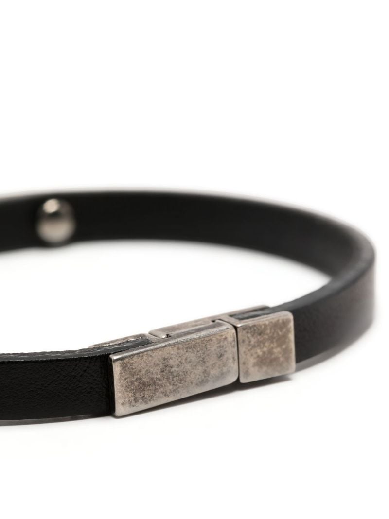 Black Id Plaque Bracelet
