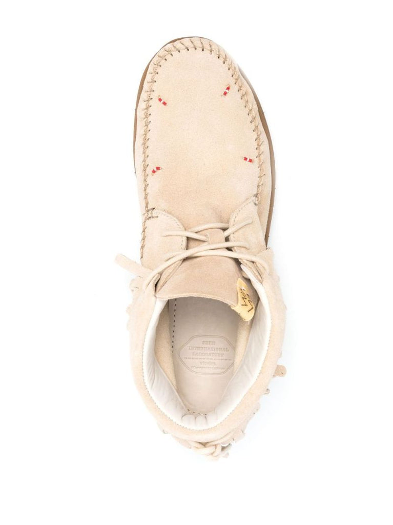 Neutral Fbt Shaman-folk Suede Desert Boots