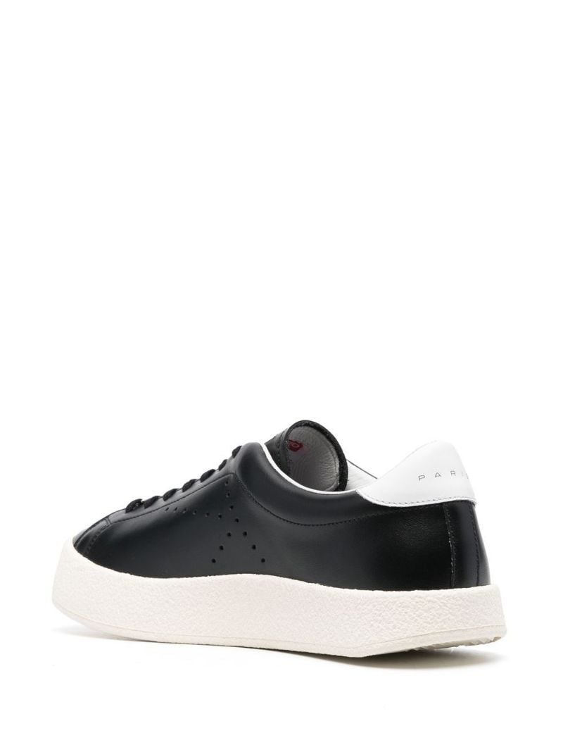 Black Kenzoswing Leather Sneakers