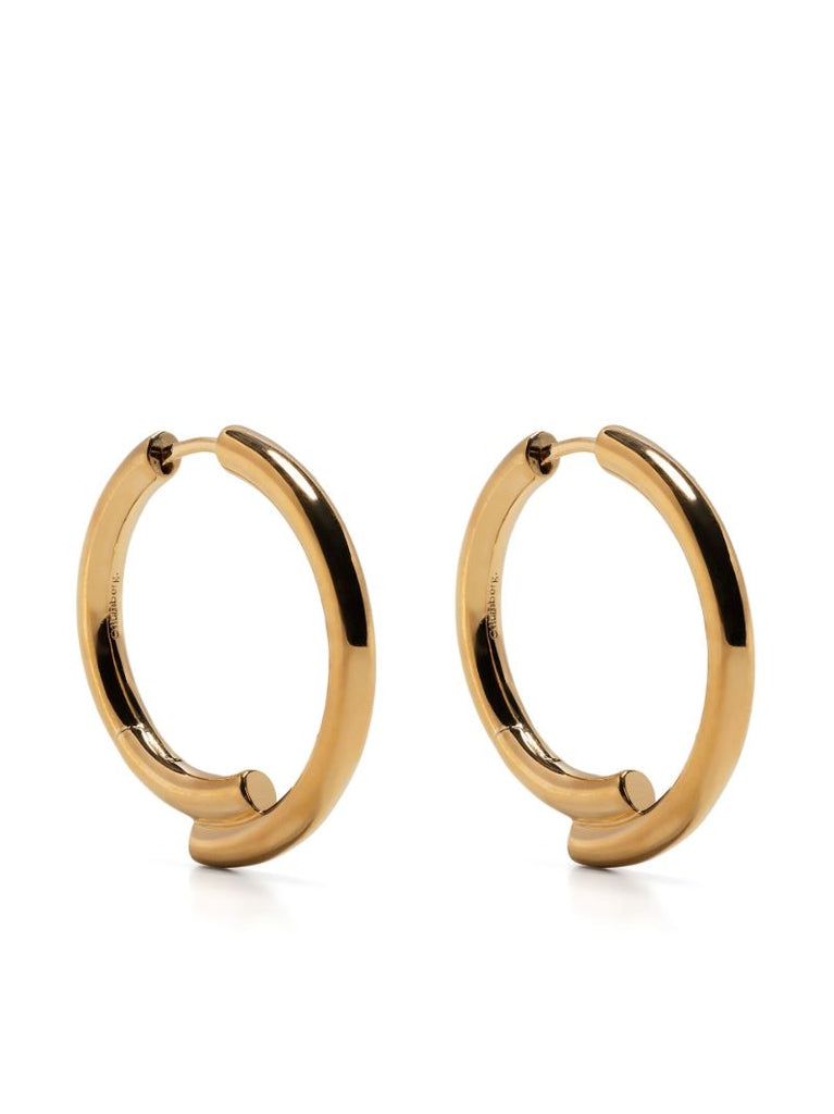 Gold Vermeil Chaos Hoop Earrings