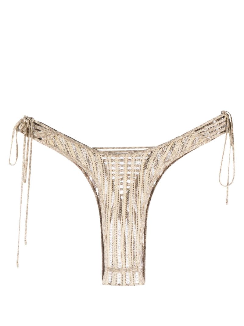 Gold Reversible Expandable Briefs