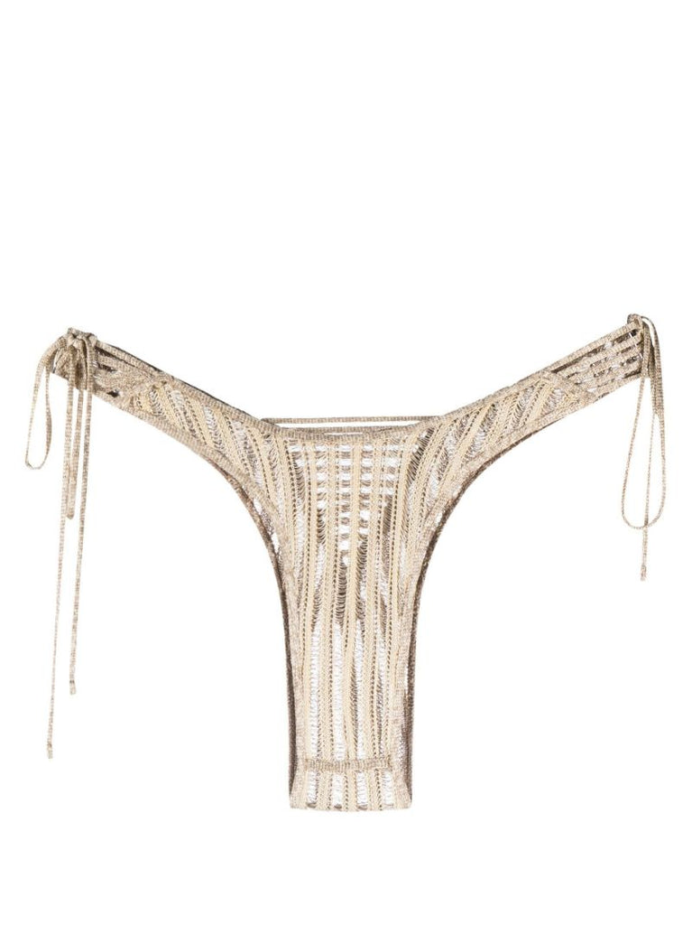 Gold Reversible Expandable Briefs