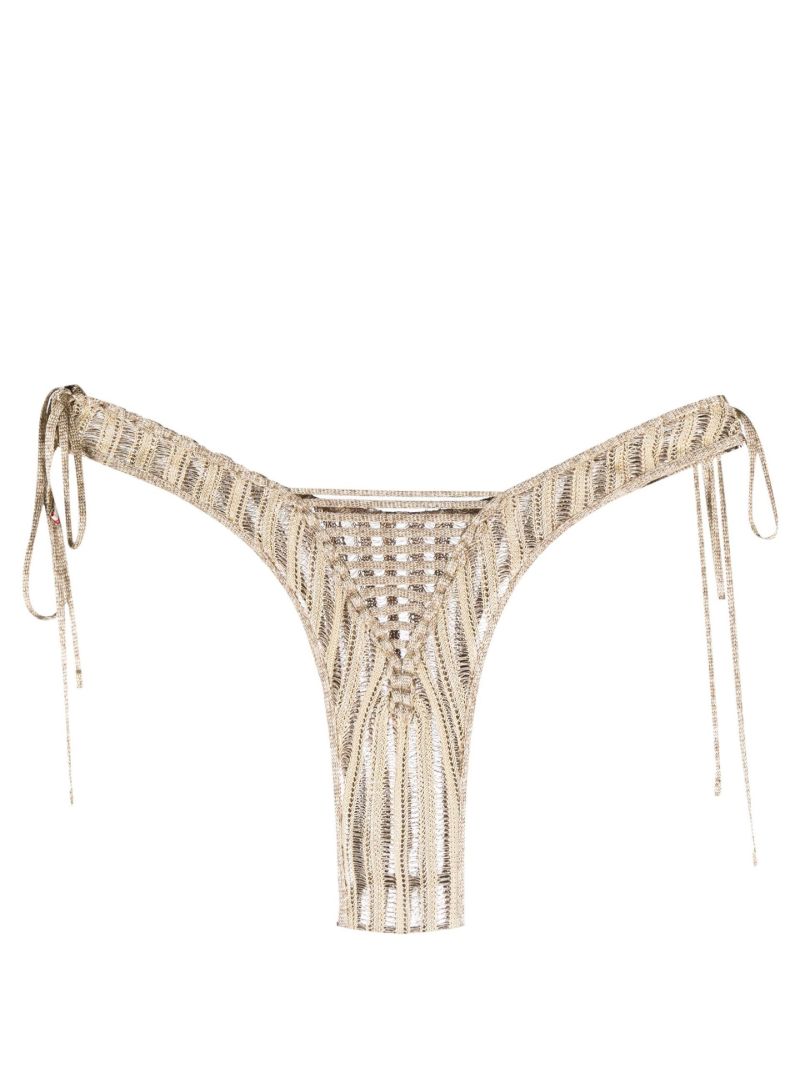 Gold Reversible Expandable Briefs