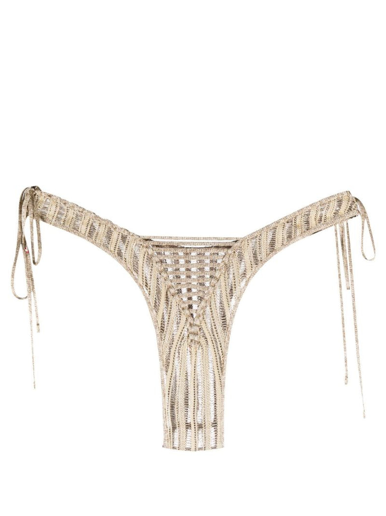 Gold Reversible Expandable Briefs