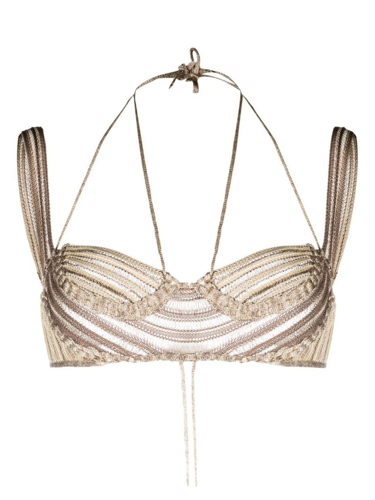 Neutral Reversible Expandable Bralette
