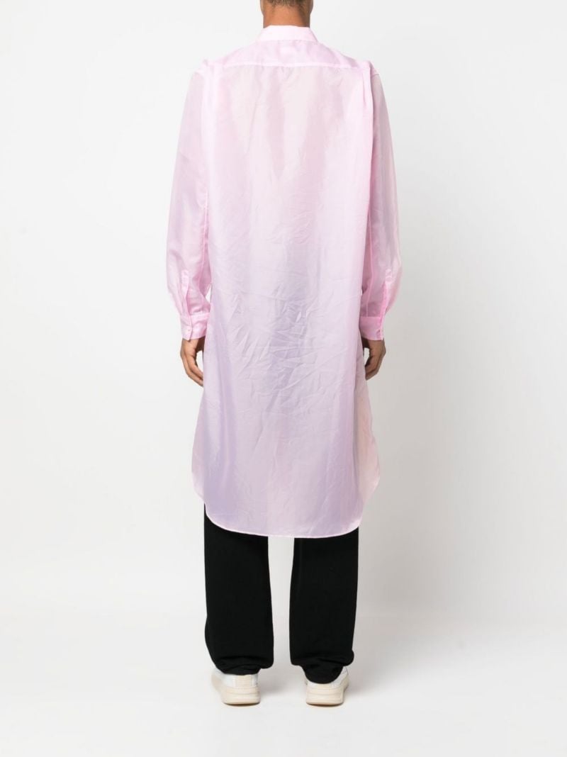 Pink Colourblock Shirt
