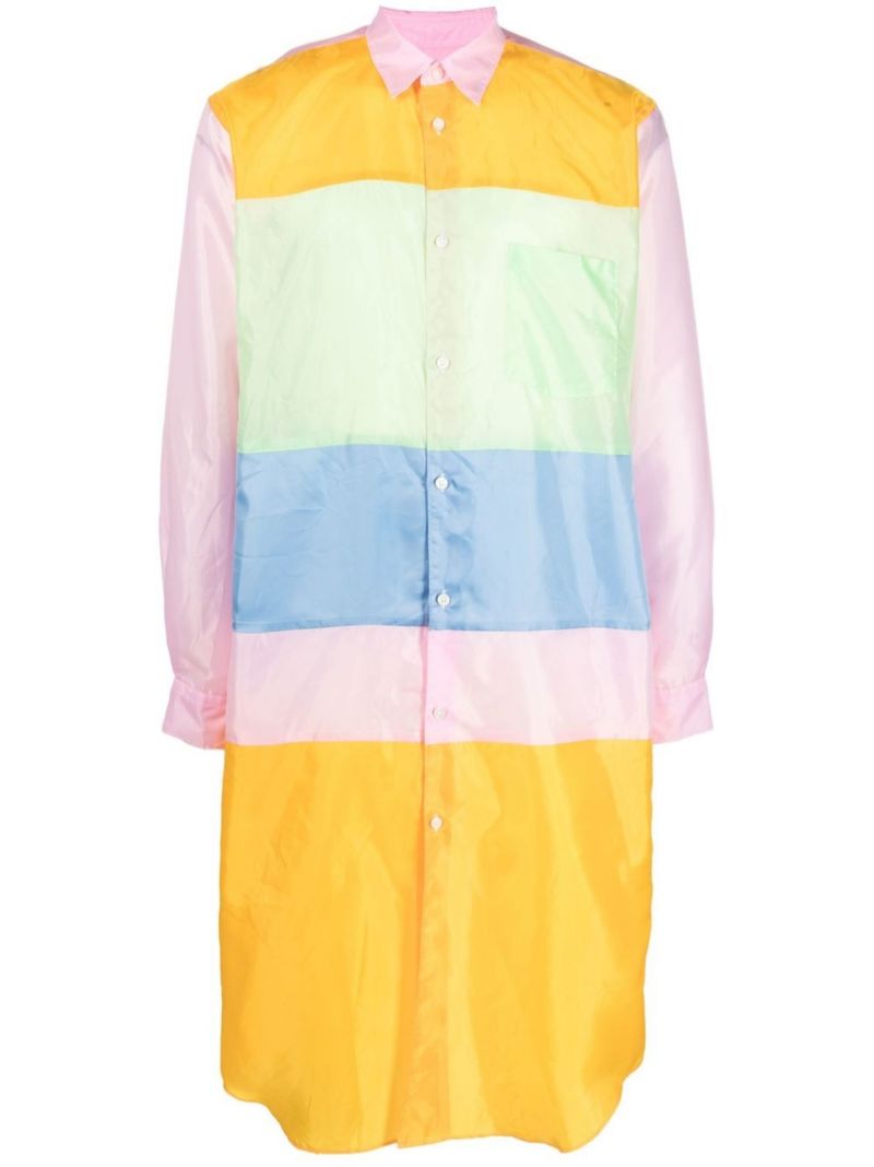 Pink Colourblock Shirt