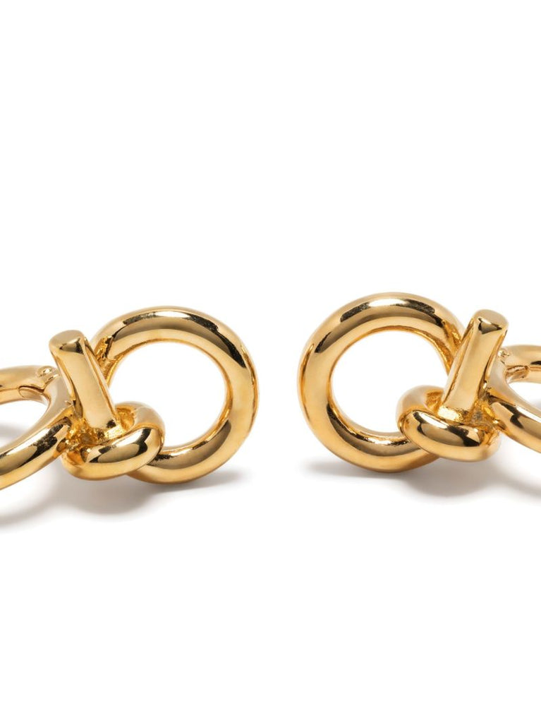 Gold Vermeil Tied Hoop Earrings