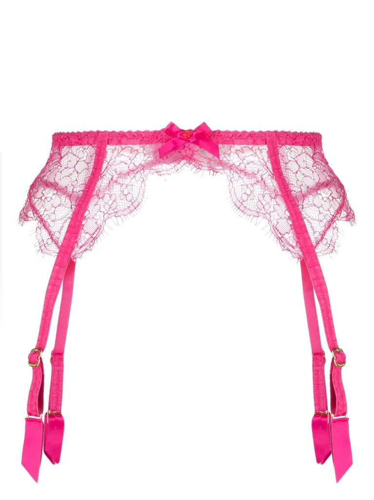 Pink Lorna Lace Suspenders