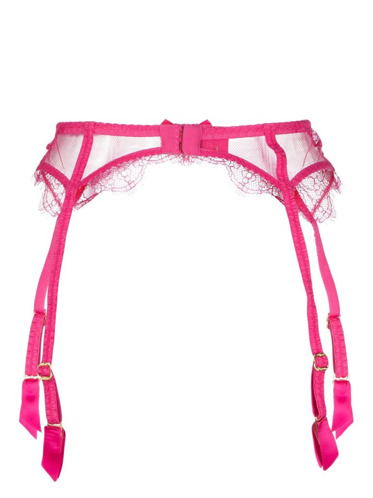 Pink Lorna Lace Suspenders