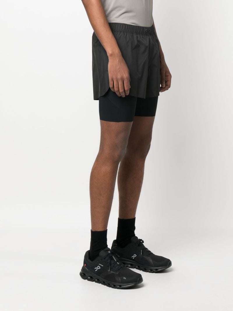 Black Logo-print Running Shorts