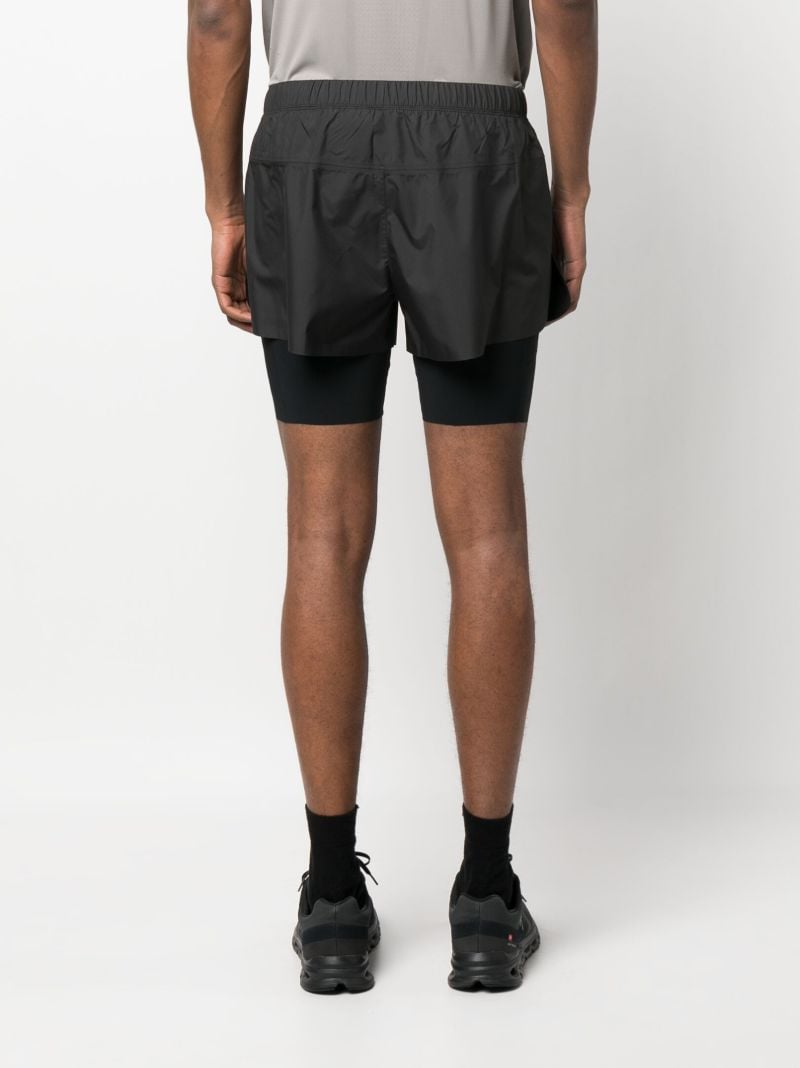 Black Logo-print Running Shorts
