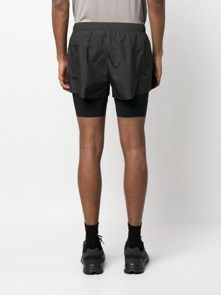 Black Logo-print Running Shorts