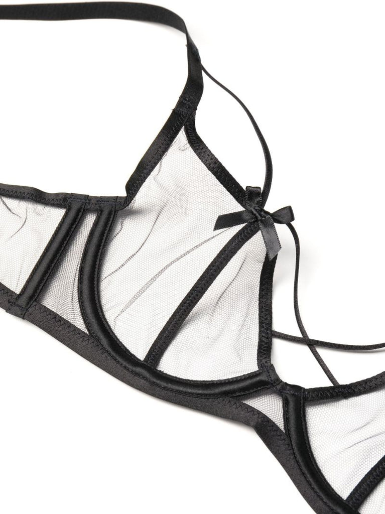 Black Zella Plunge Underwired Bra
