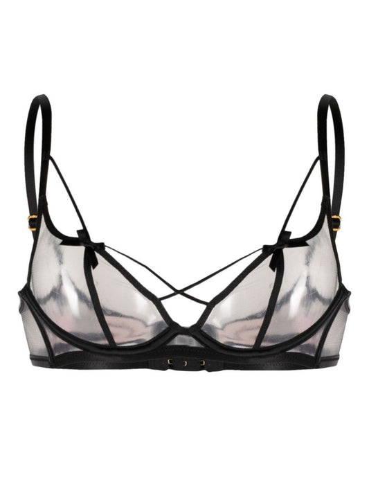 Black Zella Plunge Underwired Bra