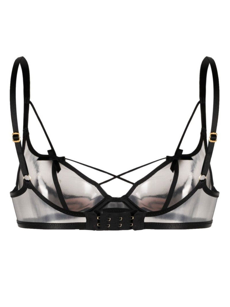 Black Zella Plunge Underwired Bra