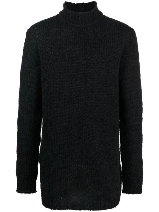 Black Mock Neck Sweater