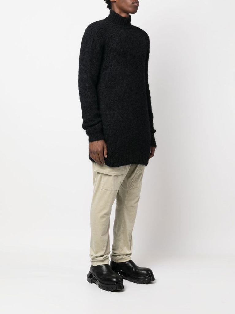Black Mock Neck Sweater