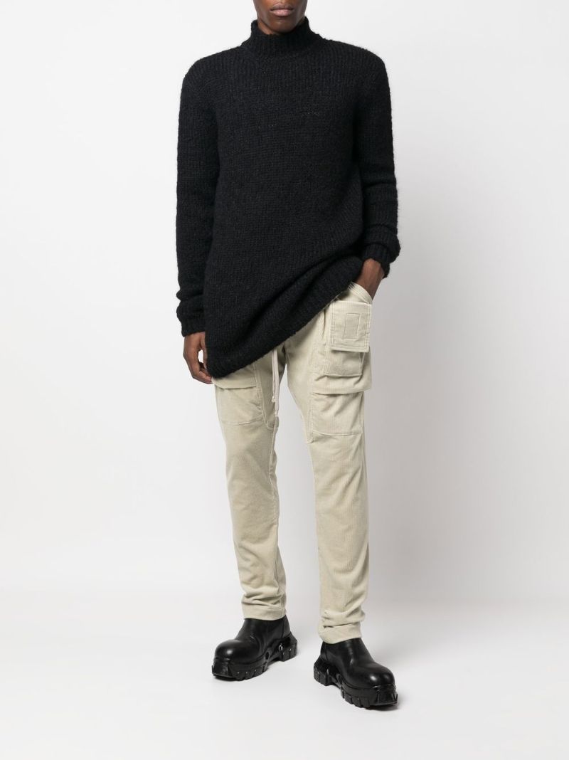 Black Mock Neck Sweater